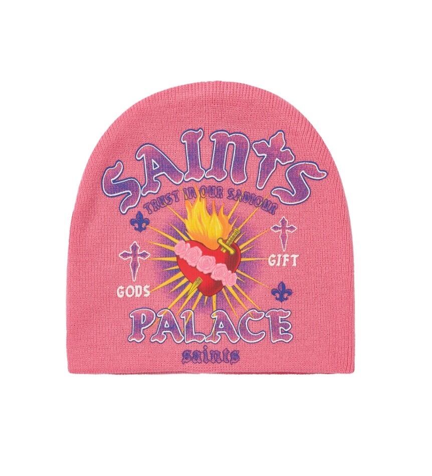 Palace Union Peruvian Beanie Lush Flush (blue) | ARCHELON