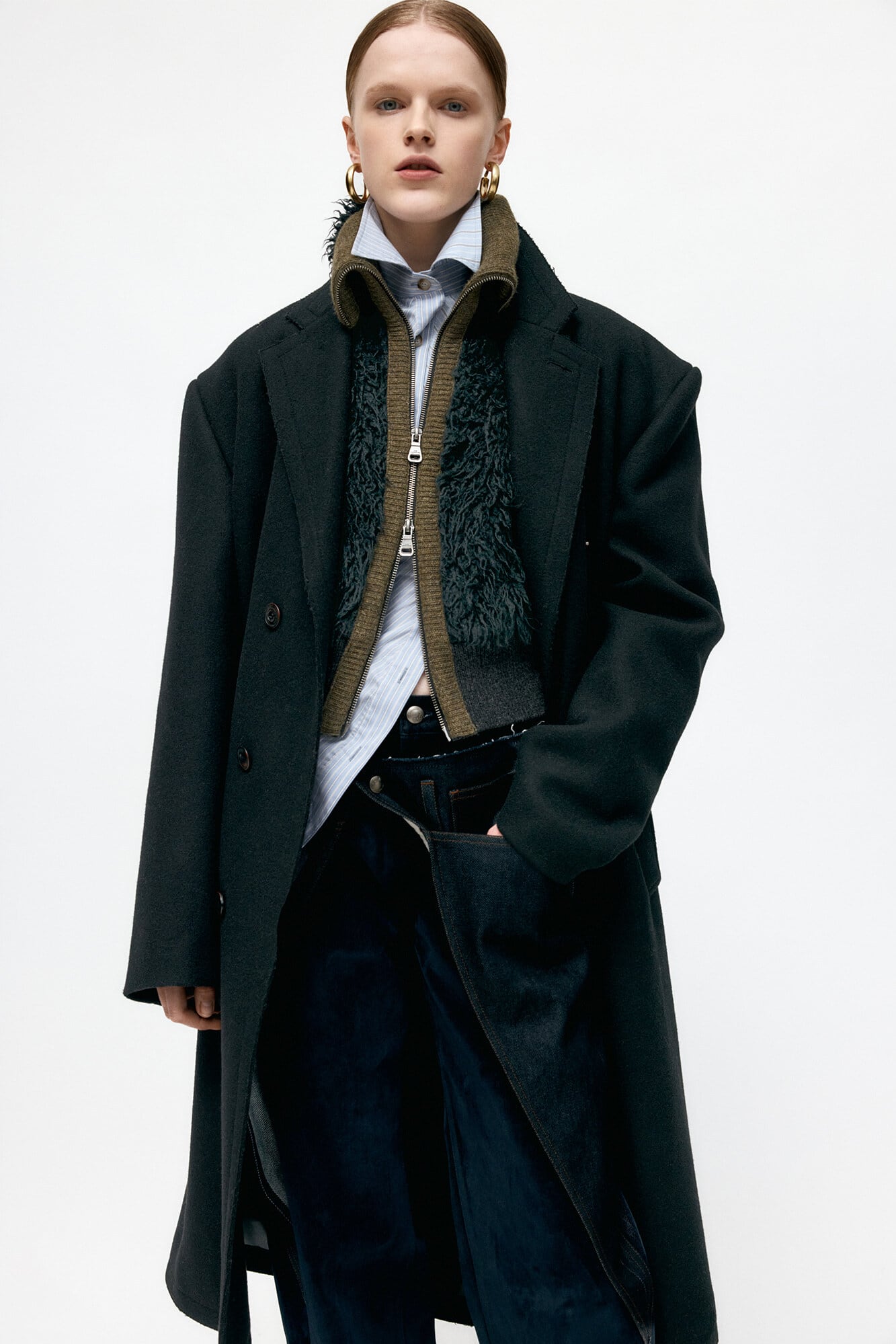 ANDERSSON BELL] UNISEX JAMES WOOL COAT awa731u(BLACK) 正規品 韓国