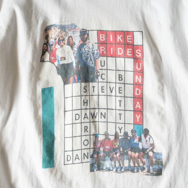 "BIKE RIDERS SUNDAY" vintage T-shirt