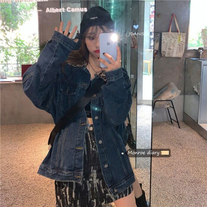 レオパードジャケット スプリングスタンダードカジュアル レトロ かわいい 春物 モンロー36311286205