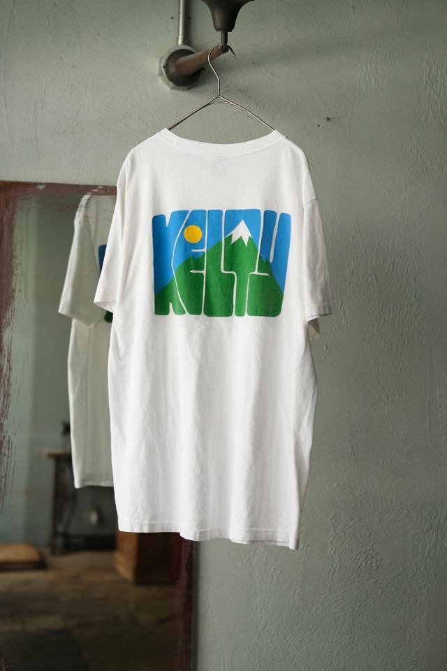 Utah／90's "KELTY" print t-shirt