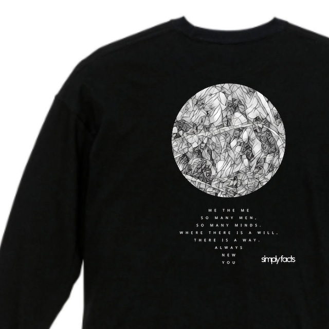 among ♥ A FLOWER DRAWING T-SHIRT /追跡付 Flower ART & Message - L/S T-shirt | simply facts