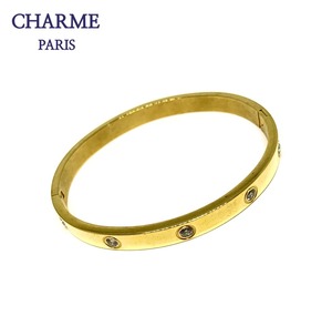18k plating cz diamond  bracelet (gold)