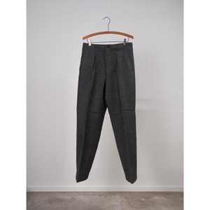 60s Danish Army《NOS》wool trousers /charcoal gray