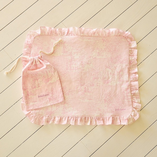 【予約】[kiki&nini] toile de joy walking mat (baby pink)
