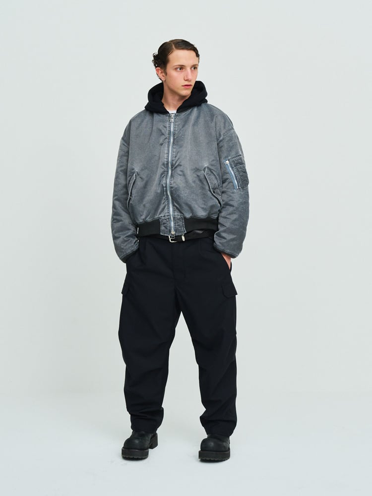 ROTOL -Acid Dye Hooded Bomber Blouson- / R26WONY10 / ロトル ボンバーブルゾン