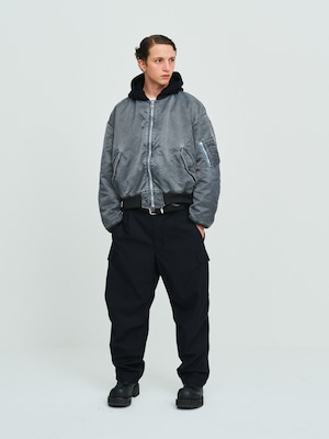 ROTOL -Acid Dye Hooded Bomber Blouson- / R26WONY10 / ロトル ボンバーブルゾン