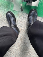 54A0 × musaafeer Flowing Patchwork Round Toe Boots