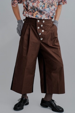 【ADAPTART】WIDE CROPPED PANTS