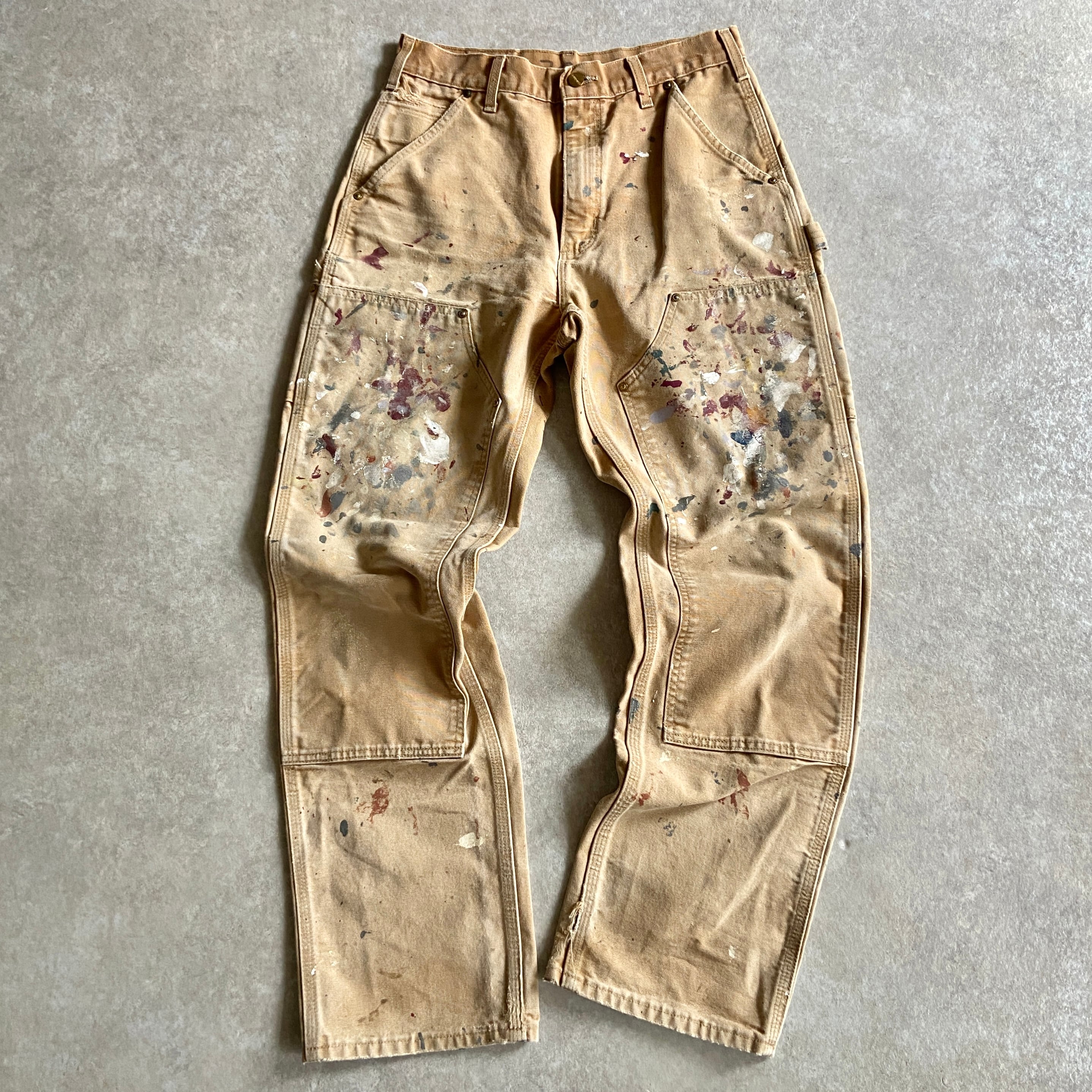 1990s Carhartt Double Knee W30 L31 Made in USA G618