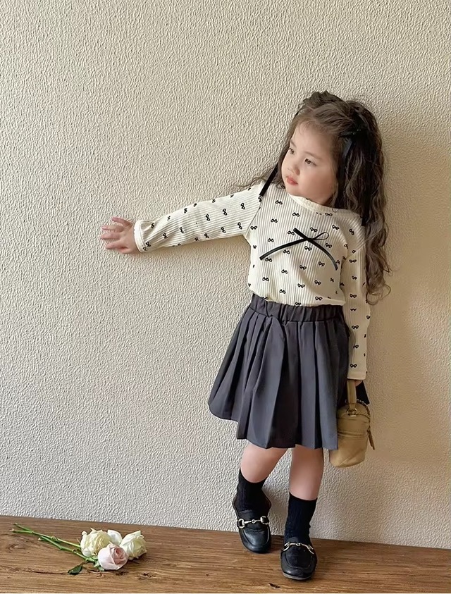 【取寄】トレンド感バッチリなリボンカットソー