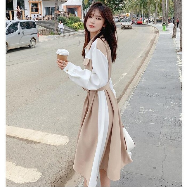 大きいサイズワンピース 袖あり ロングワンピ ミモレ丈 シャツワンピ レディース ワンピ ドレス 長袖 きれいめ 大人可愛い バイカラー ハイウエスト 切り替え カジュアル フェミニン ウエストベルト おしゃれ 春 秋 冬 代 30代 40代 50代 Like Fashion 大きいサイズワンピース 袖あり ロングワンピ ミモレ丈 シャツワンピ レディース ワンピ ドレス 長袖 きれいめ 大人可愛い バイカラー ハイウエスト 切り替え カジュアル フェミニン ウエストベルト おしゃれ 春 秋 冬 代 30代 40代 50代 Like Fashion