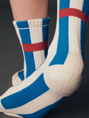 FAKUI / stripe line sports socks  FK-153
