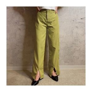 select 12015：center slit pants