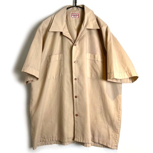 [EATONS] Vintage S/S Open Collar Shirt [1970s-] Vintage S/S Open Collar Shirt