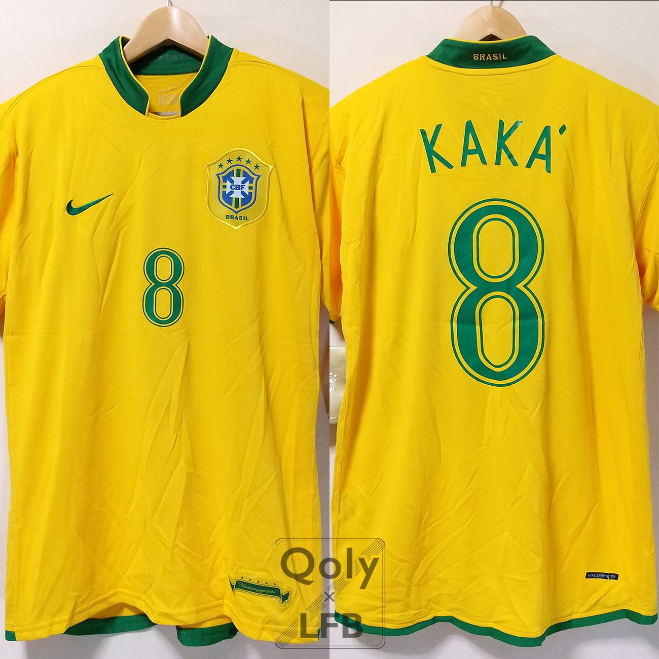 ブラジル代表 2006 Nike ホーム半袖 ユニフォーム #8 KAKA カカ