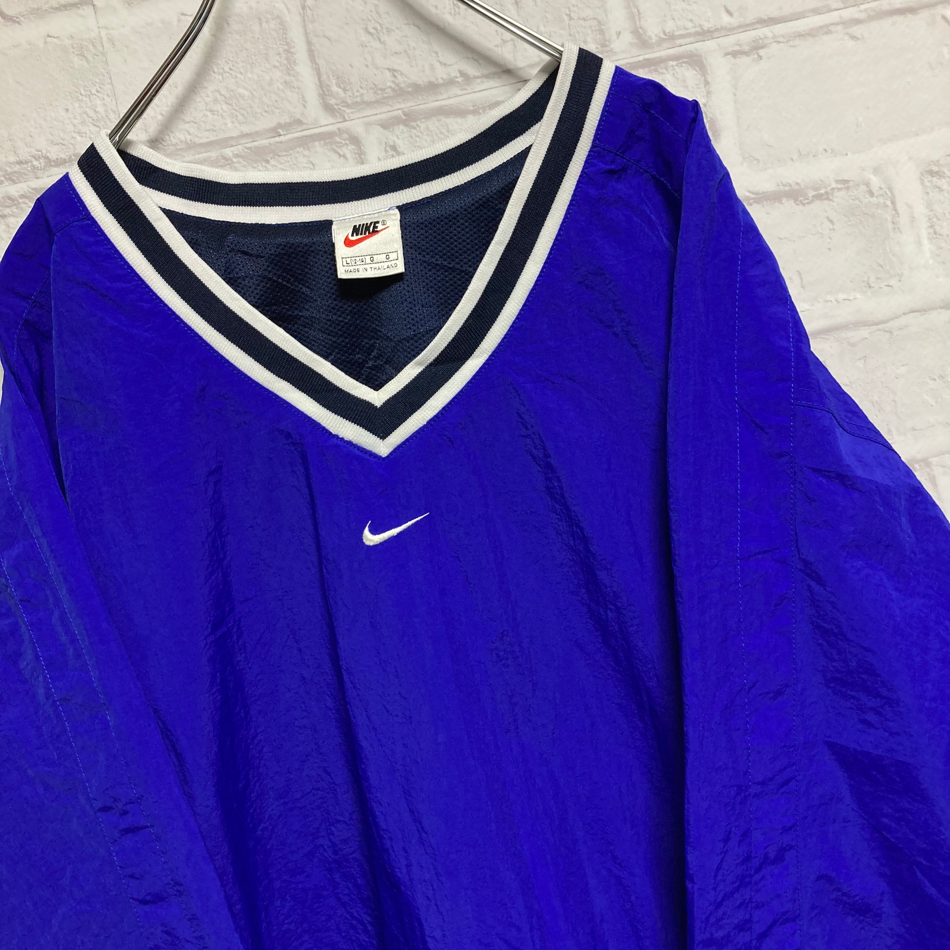 NIKE】90s Nylon Pullover L相当 USA規格 ナイキ ナイロンジャケット ...