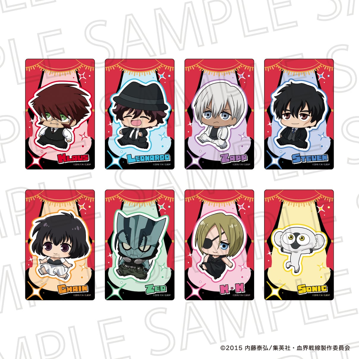 2026年4月下旬頃発売予定】血界戦線 ぷちてく ステッカーセット | SR