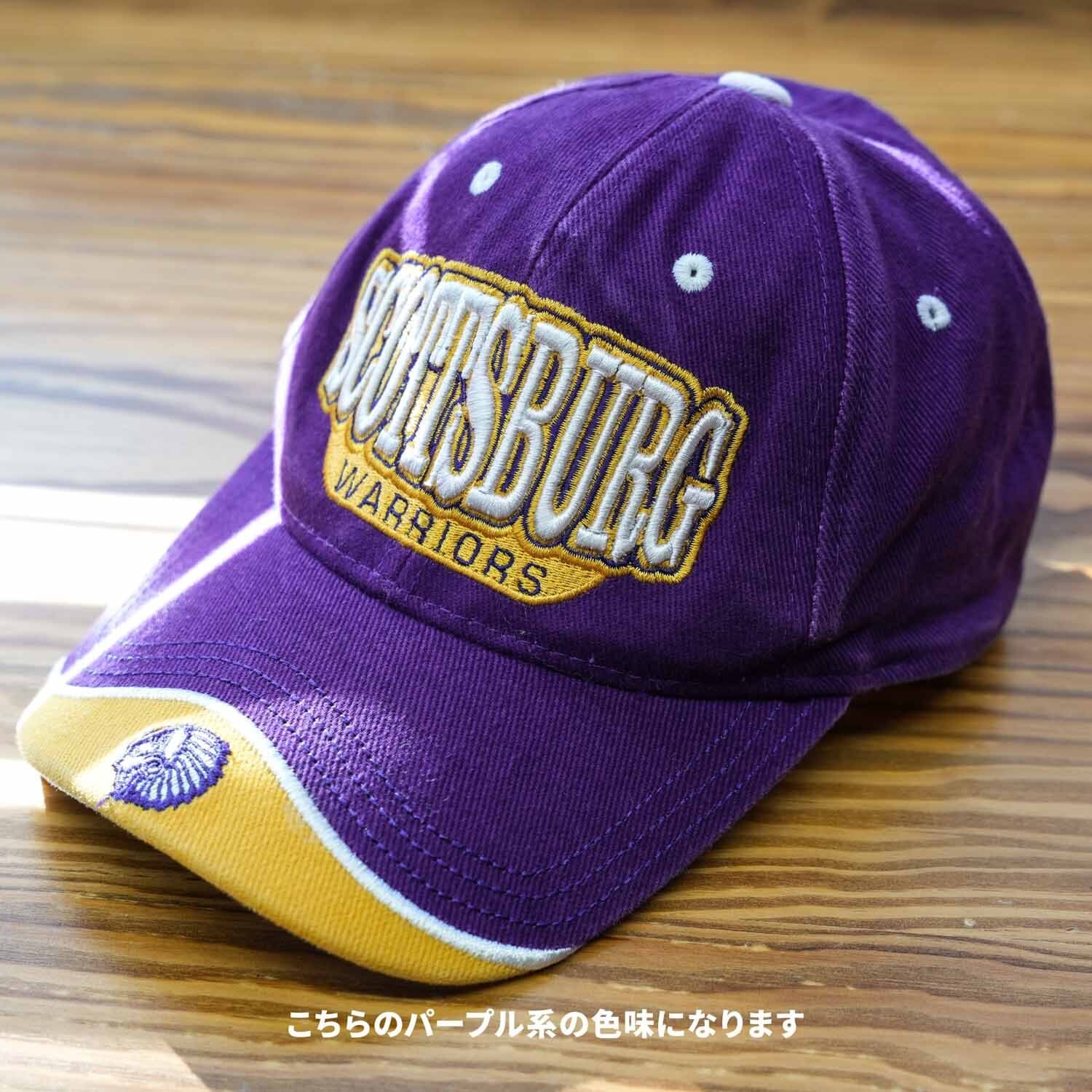 00s SCOTTSBURG WARRIORS 立体刺繍キャップ パープル系