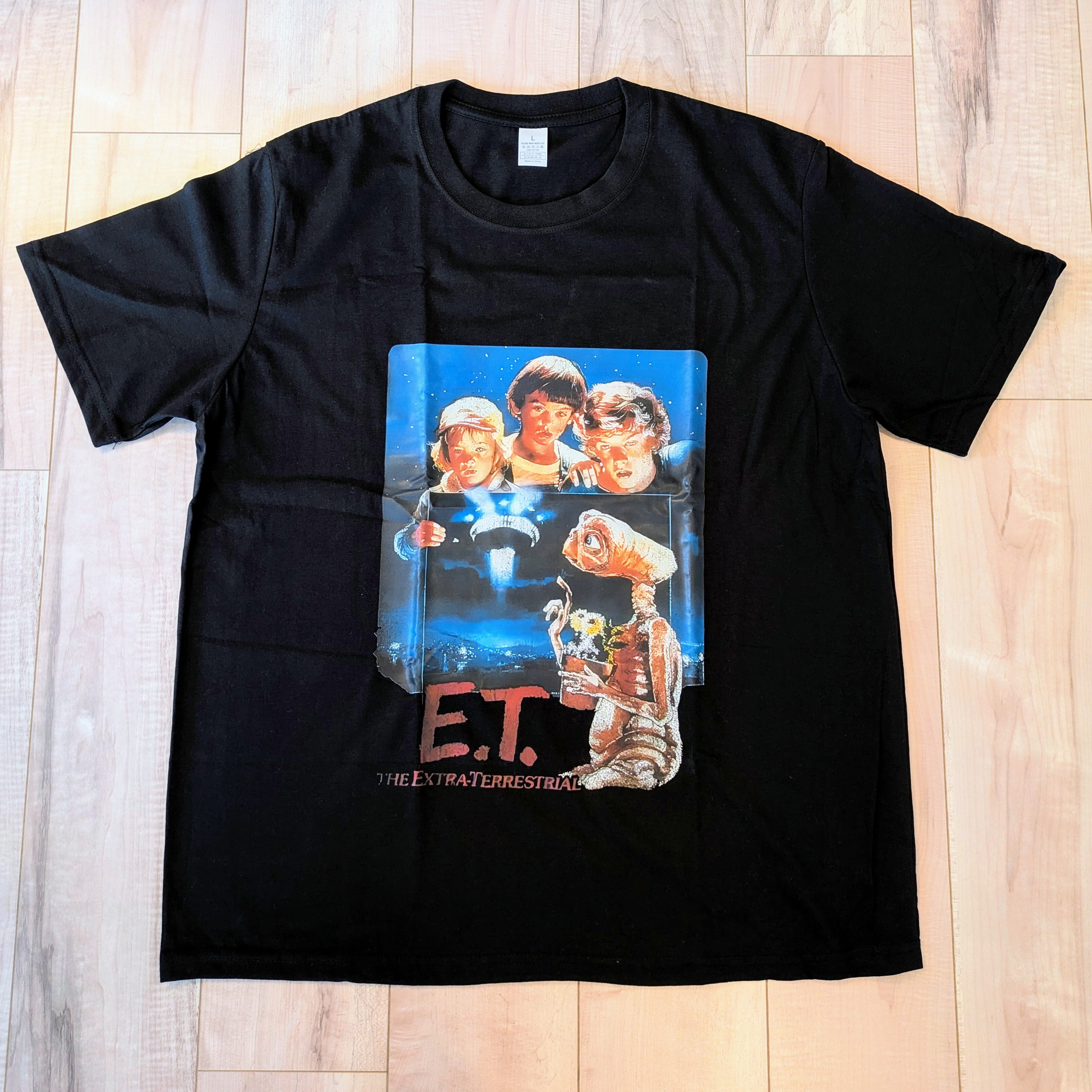 ☆ 送料無料！【 E.T. 】映画Tシャツ / Tシャツ LSize〚アメリカン雑貨