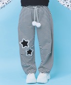 もこもこの星☆ボーダーパンツ