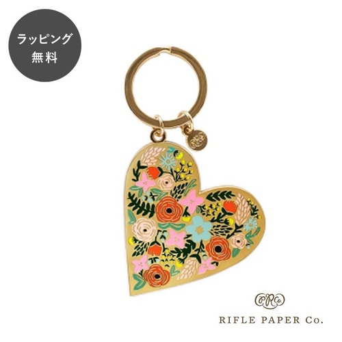 【10時までのご注文で当日出荷】ライフルペーパー フローラルハート・キーリング Rifle Paper Co. rpc-058