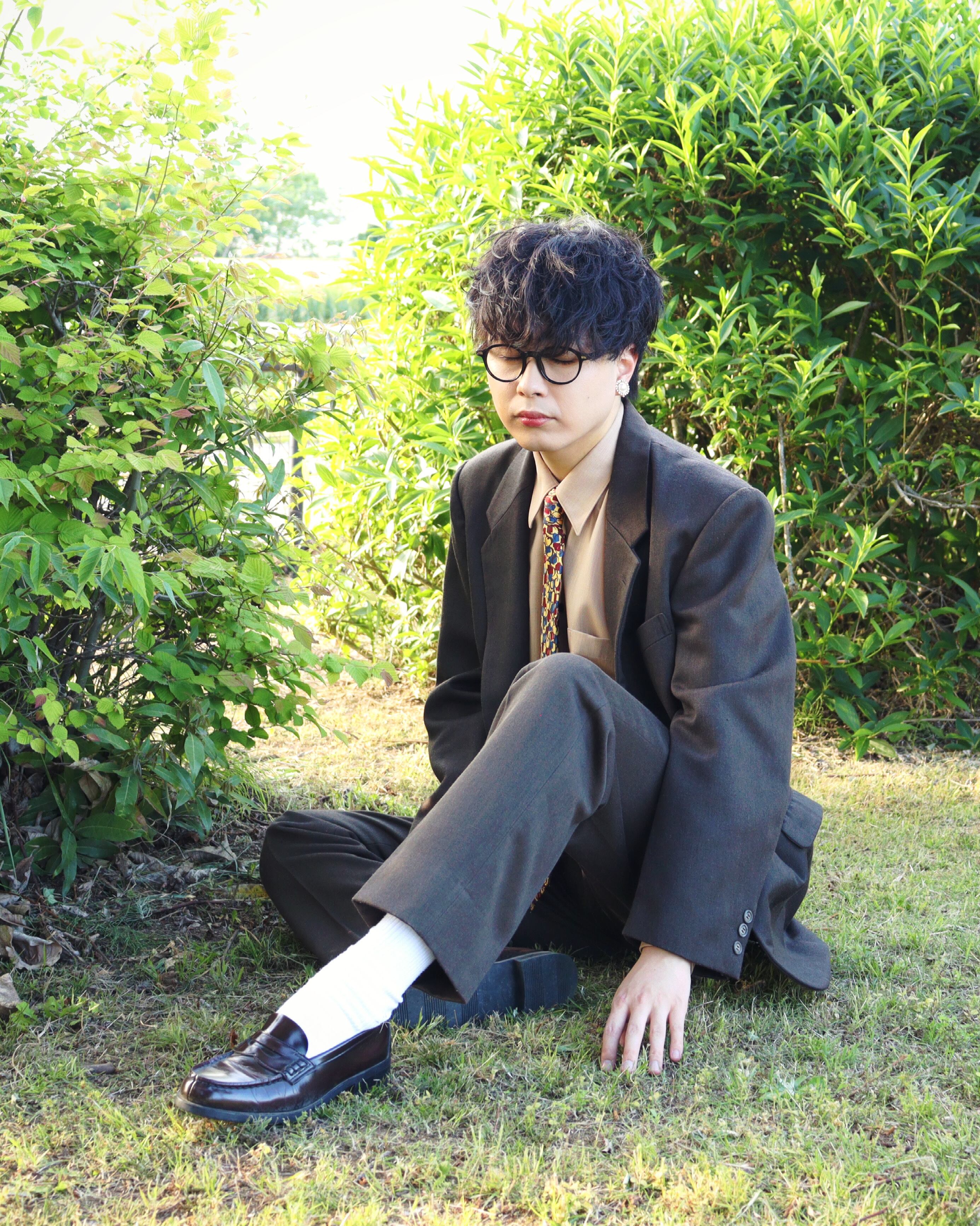 JAPAN vintage shirt & necktie【set】YouTube着用