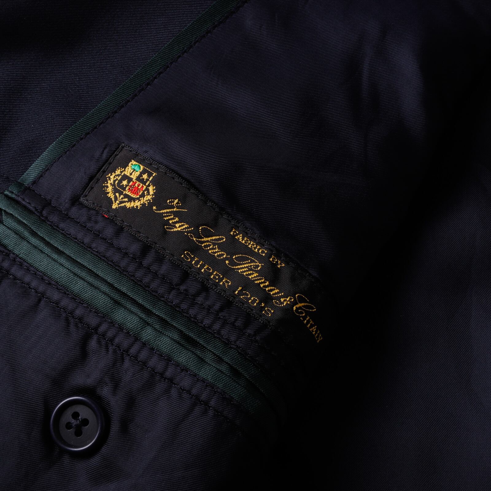 極美品】BROOKS BROTHERS Loro Piana Made in USA wool Navy blazer