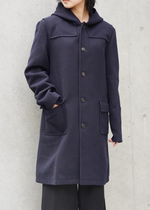 90's A.P.C. fooded wool midium jacket