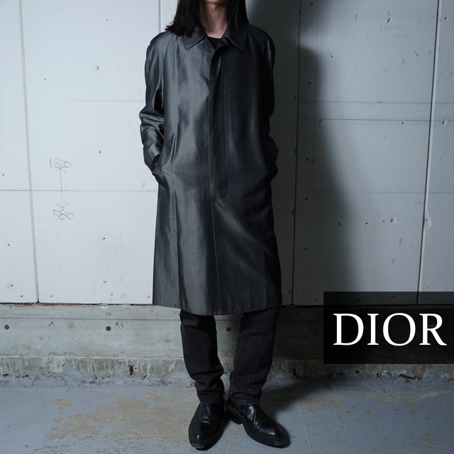Christian Dior】クリスチャンディオール 光沢シルク100％ ステン