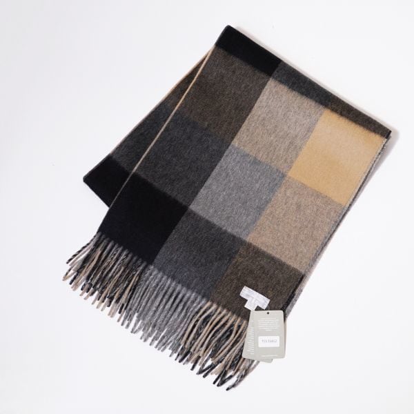 新品 未使用 Joshua Ellis / TCS51612 リバーシブル ダブルフェイス カシミヤ大判ストール