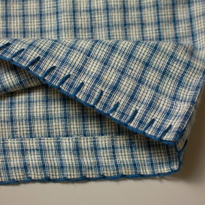 ＜BEBE ORGANIC＞チェック ヘンリーネックシャツ Rigel Shirts