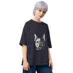 ビッグシルエットBUHI プリントTシャツ(Naby)