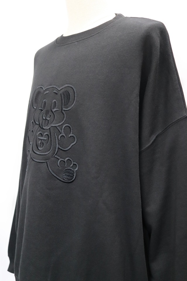 Bear Crew Neck Sweat (ベアー クルー ネック スウェット)【Black】