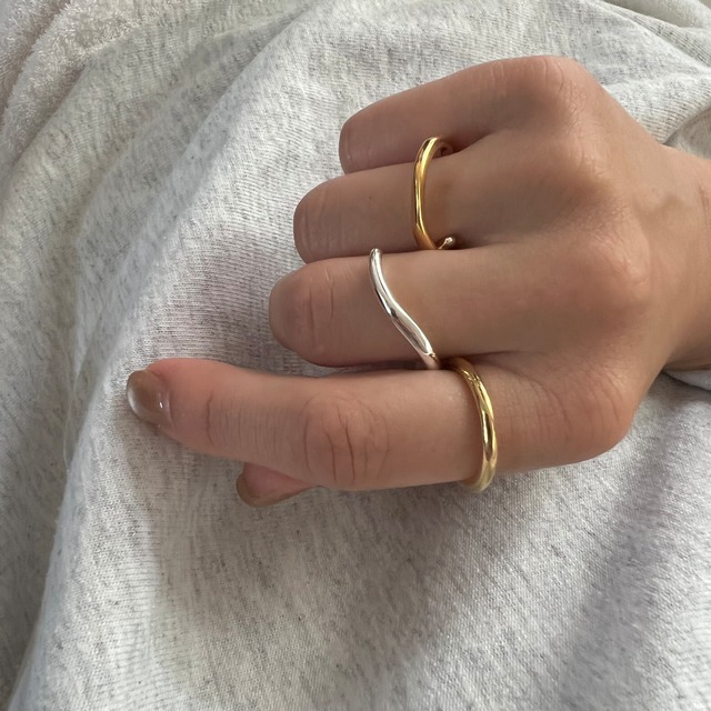 S925 Mix shape ring (R211)