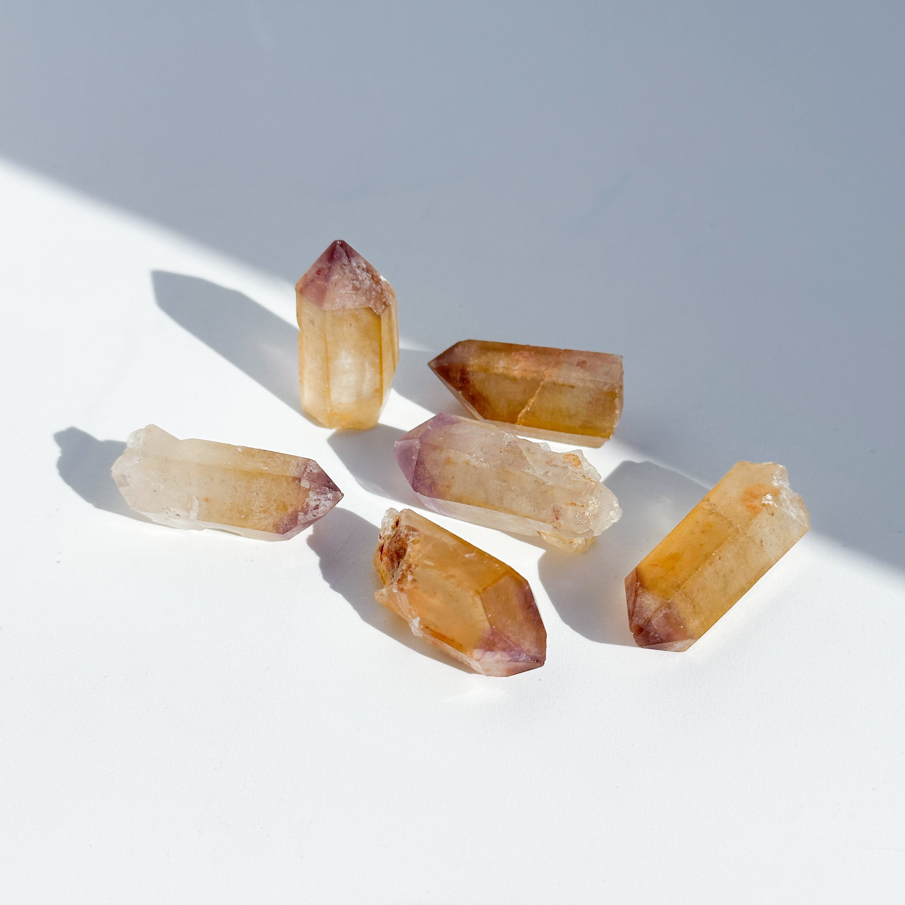 ゴイアス州クリスタリーナ産ドリームコートレムリアン 原石6個SET 41◇ Dreamcoat Lemurian ◇天然石・パワーストーン