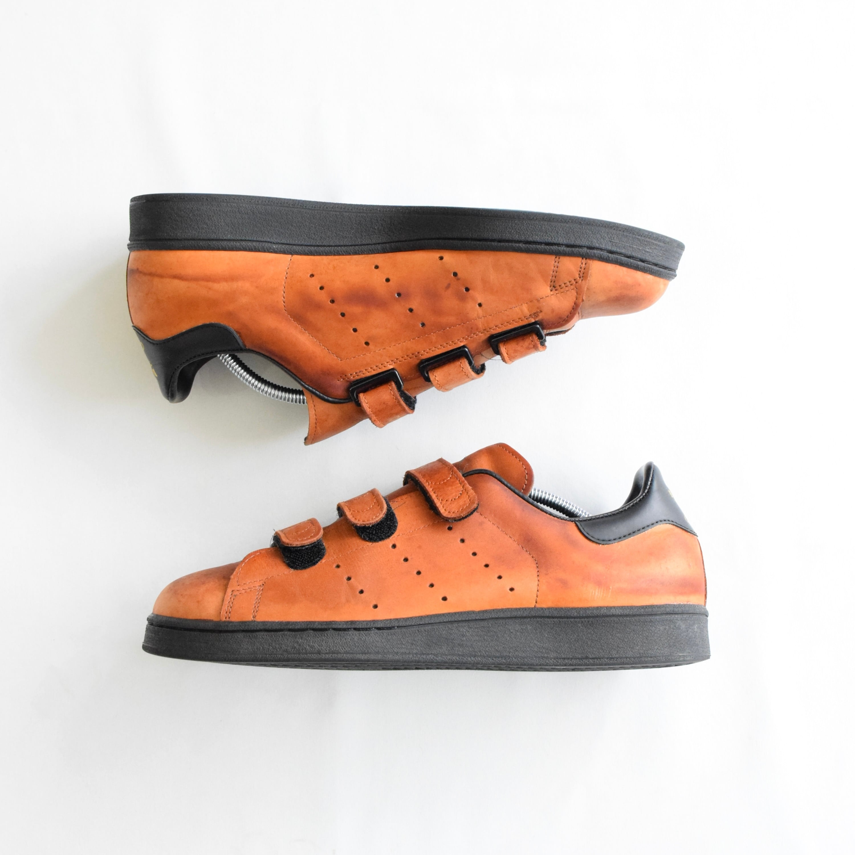 99 日本製 adidas MASTER レザーベルクロスニーカー メンズ26.5cm