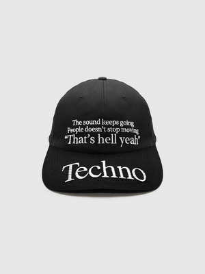ICE & TECHNO | NO CAP (BLACK)