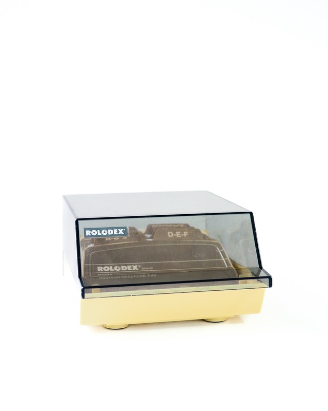 ROLODEX Address list box, made in USA
