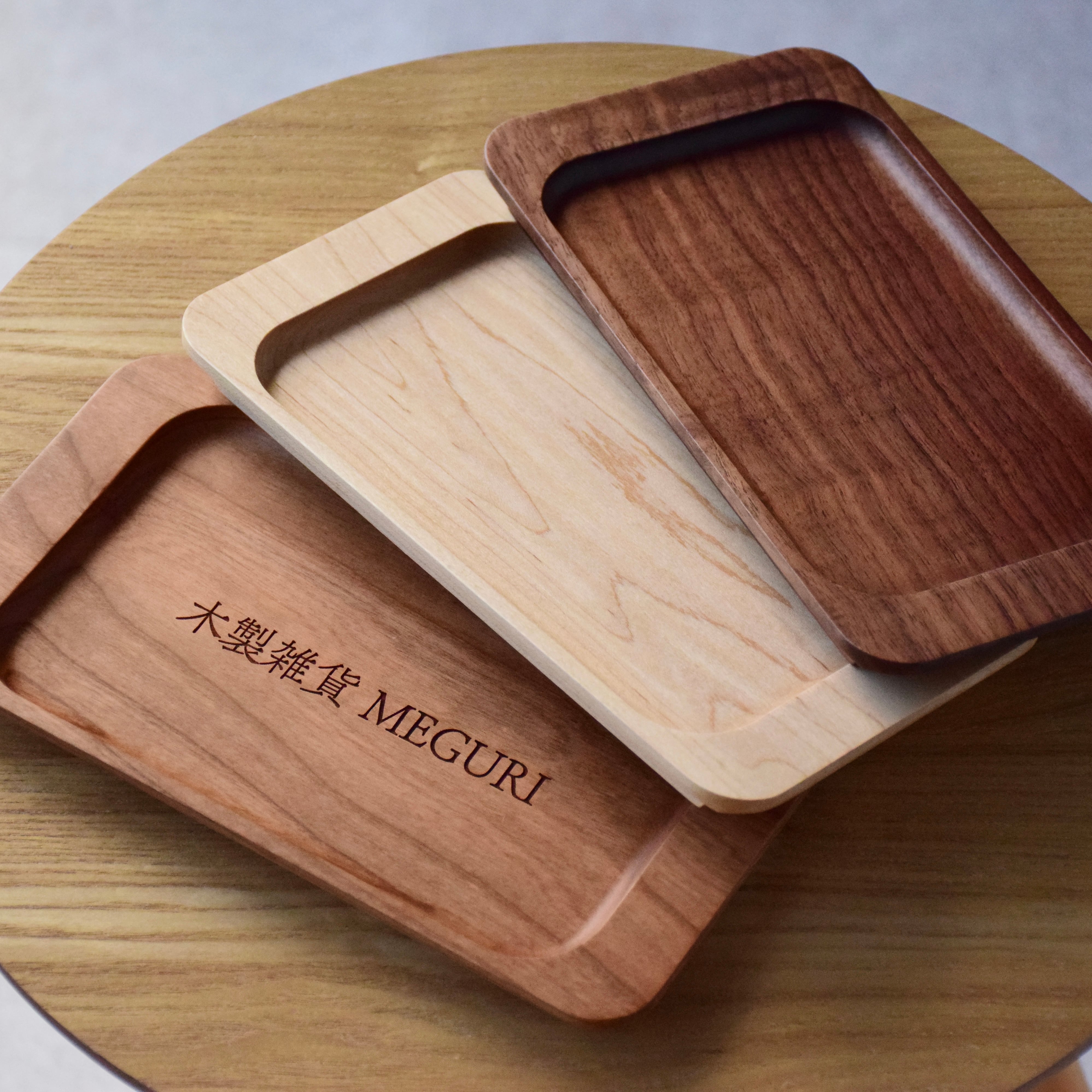 天然木 キャッシュトレイ アクセサリートレイ 銘木 | MEGURI