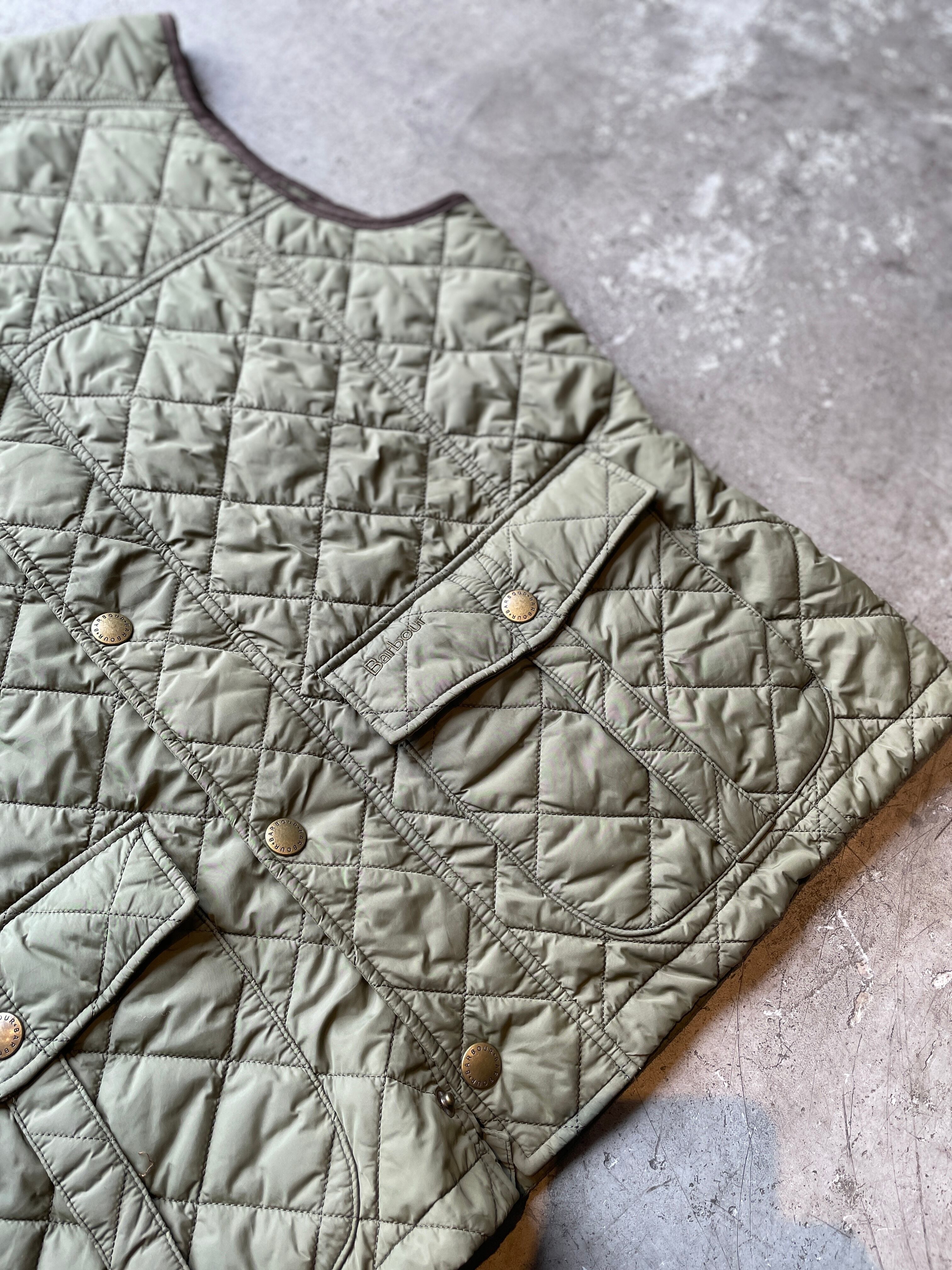 Barbour キルティングベスト L イングランド製 | used clothing shop