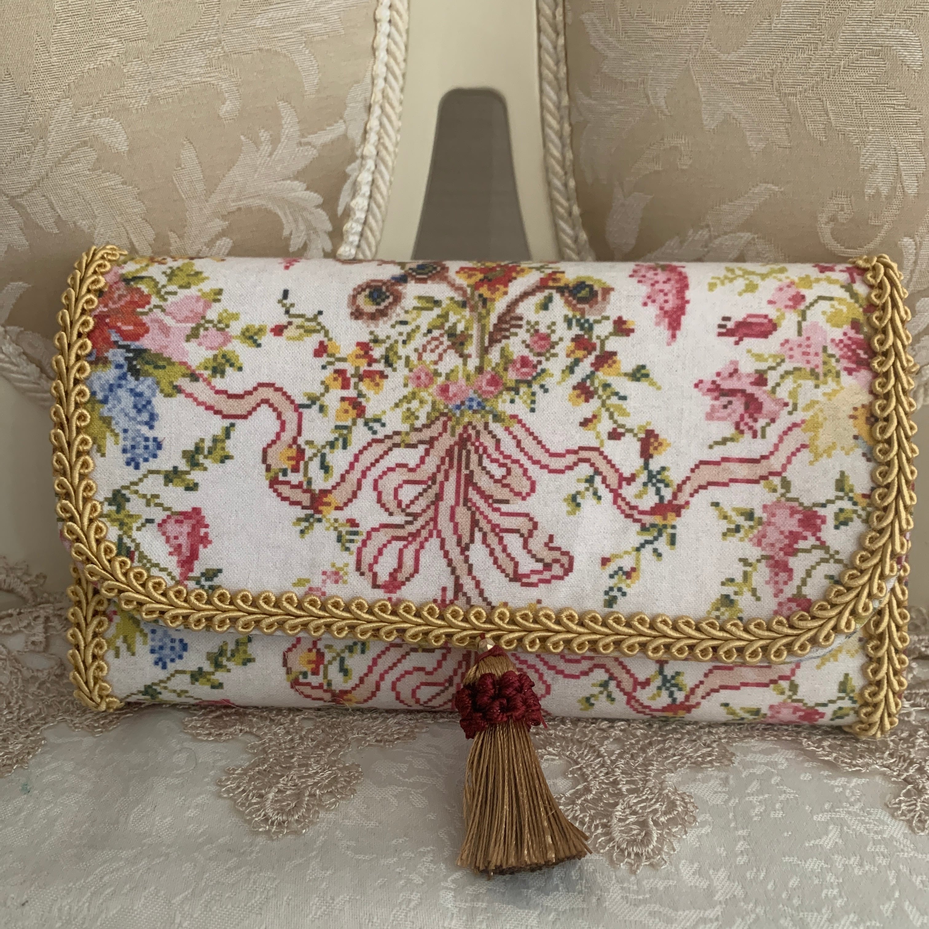 マリーアントワネット 王妃の寝室のお出かけ3点セット☆ボルドー