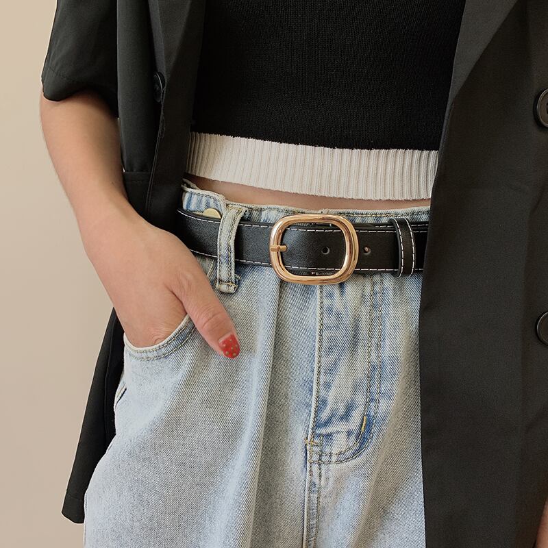 ベルト スタンダードカジュアルジーンズ レトロ ハーネス ブラック・アイド・ピーズ93379569832