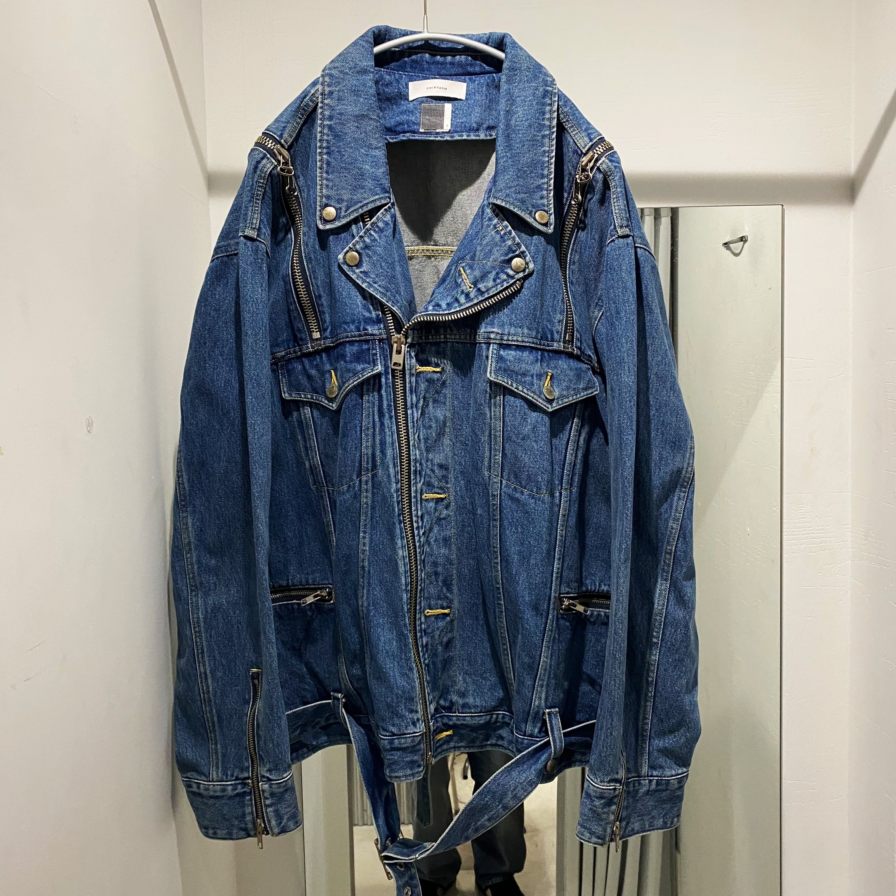FACETASM ファセッタズム BIG DENIM RADING JACKET デニム FACETASM ファセッタズム BIG DENIM RADING JACKET デニム