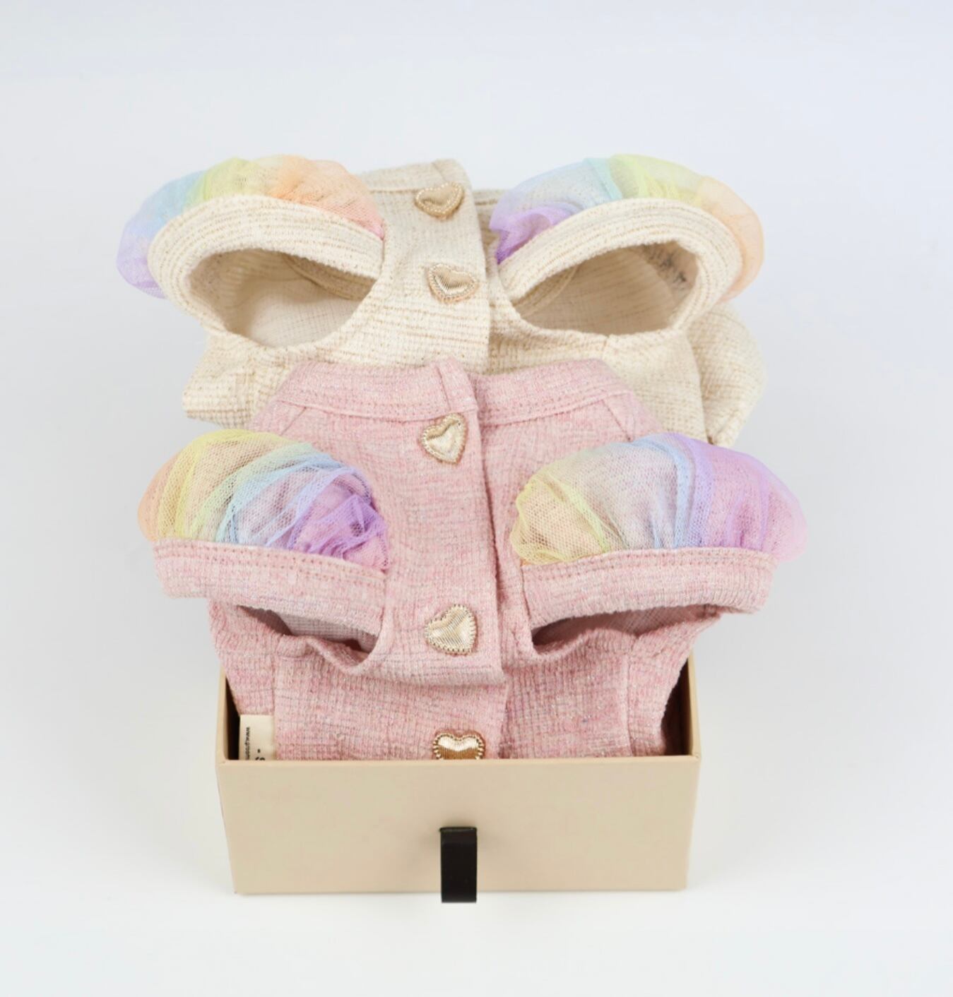 《予約》GD0056 レインボーパフカーディガン