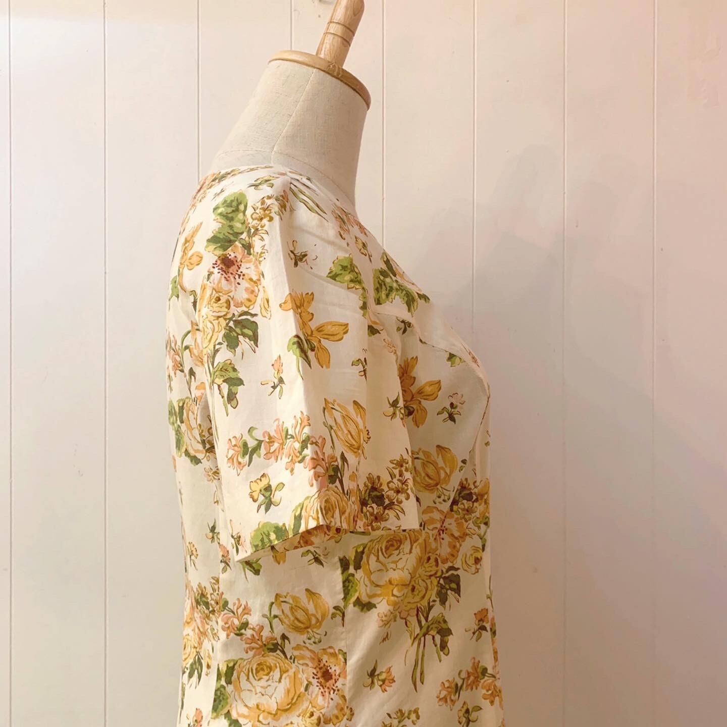 / orange rose one-piece