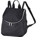 ジュンコ コシノ イコール ジャカード軽量リュック ブラック