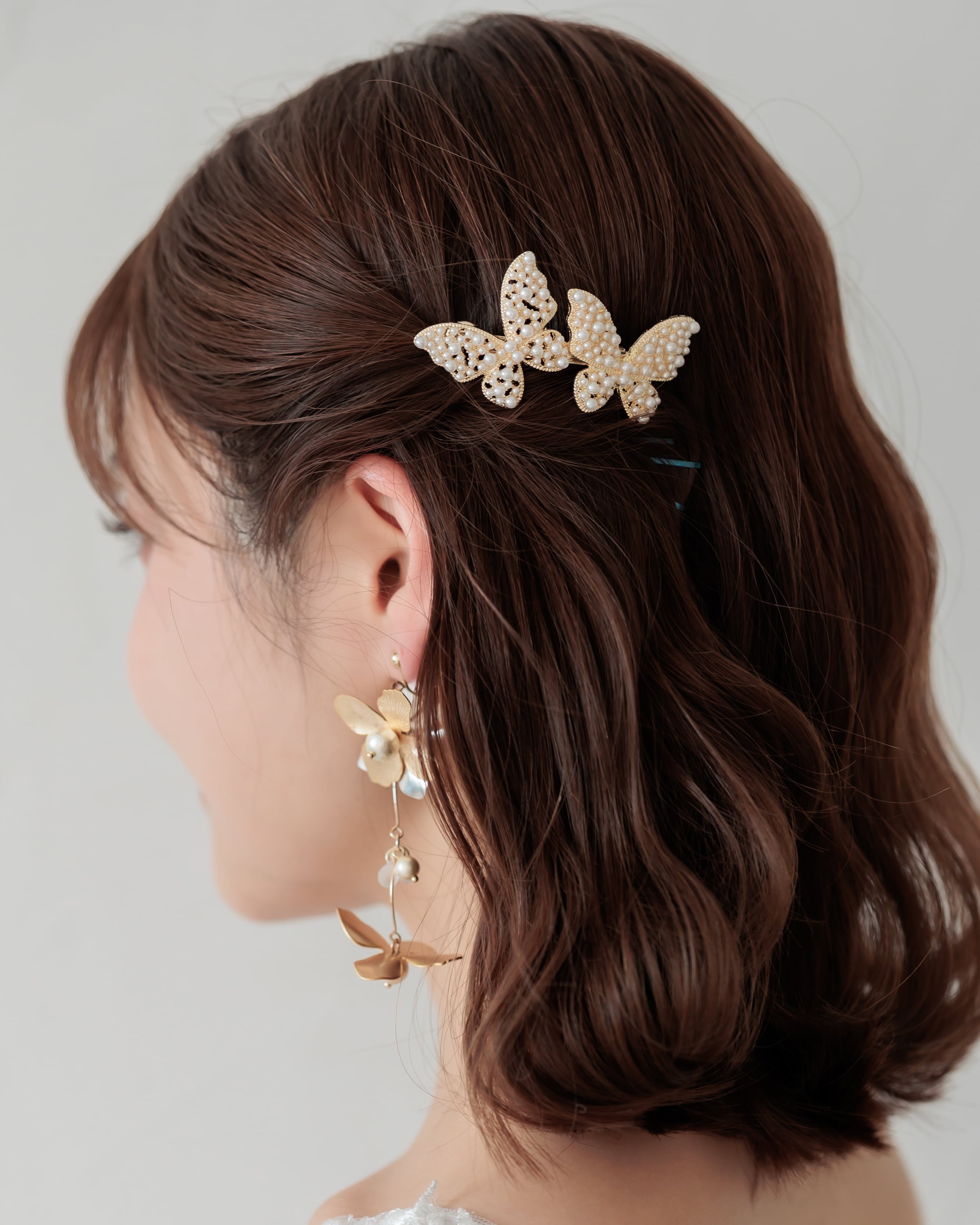 ダブルバタフライバレッタウェディング【AH2510-08】