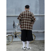 ストリート Chicano チェック柄 シャツ T850