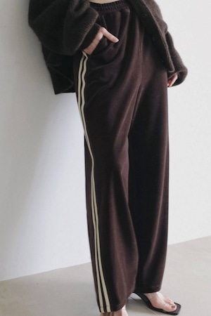 ànuke Velour Track Pants ベロアタックパンツ Brown